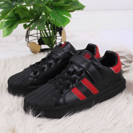 Pantofi sport cu velcro Big Star Jr GG374022 negru alb 2 Pantofi sport cu velcro Big Star Jr GG374022 negru alb 2