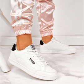 Încălțăminte sport din piele ecologică Big Star W II2743219 alb 2