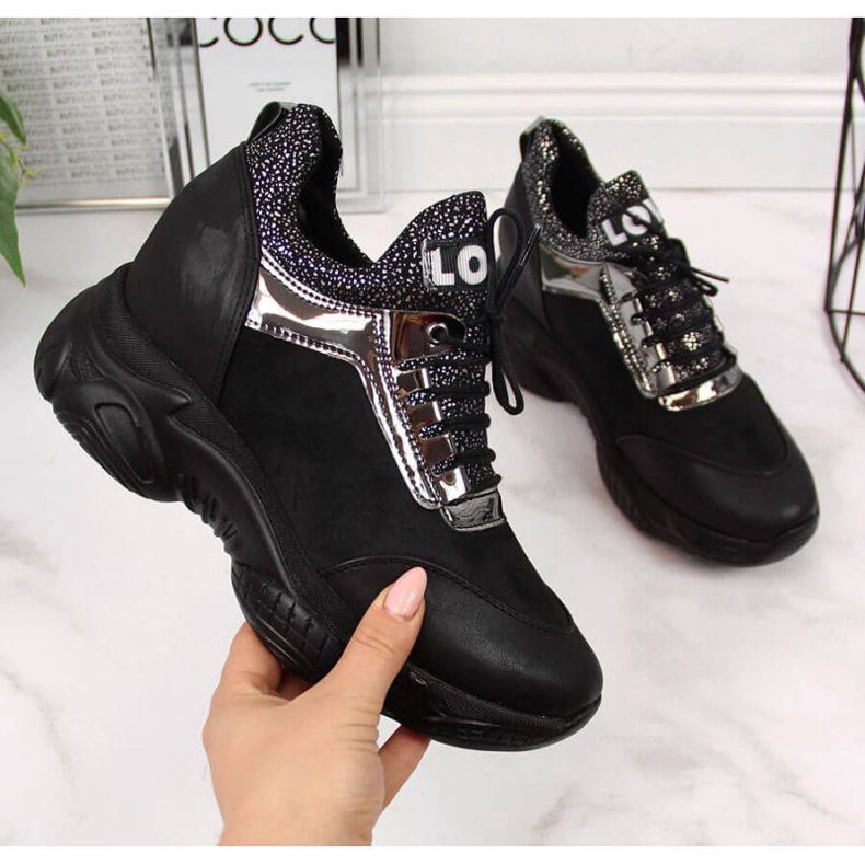 BM Adidași pe o pană ascunsă Navy Dot W WOL9 negru 1 BM Adidași pe o pană ascunsă Navy Dot W WOL9 negru 1