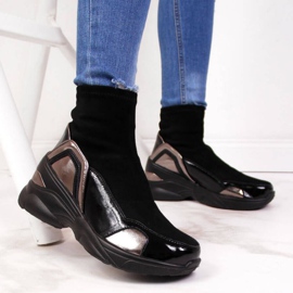 Pantofi cu toc negru marca T.Sokolski W SCA140 2