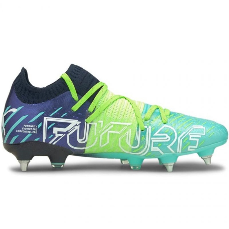 Ghete de fotbal Puma Future Z 1.2 MxSG M 106479 03 albastru marin, multicolor albastru și bleumarin 1 Ghete de fotbal Puma Future Z 1.2 MxSG M 106479 03 albastru marin, multicolor albastru și bleumarin 1