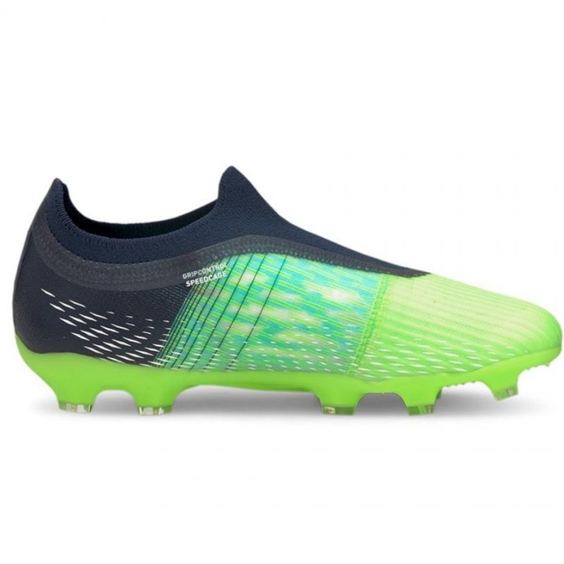 Ghete de fotbal Puma Ultra 3.3 Fg Ag Jr 106529 03 multicolor verde 1