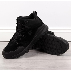 Cizme de drumeție pentru bărbați din piele Filippo M PAW294A negru 1