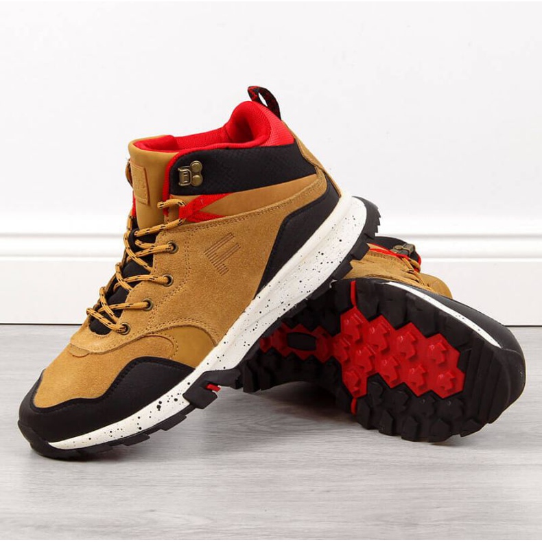 Cizme de drumeție din piele Filippo M PAW294B cămilă maro 1