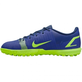 Pantofi de fotbal Nike Mercurial Vapor 14 Academy Tf Jr CV0822 474 albastru verde albastru 2