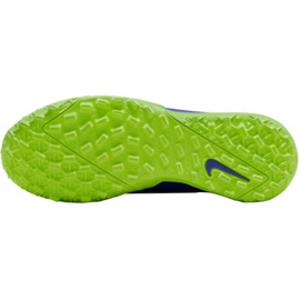 Pantofi de fotbal Nike Mercurial Vapor 14 Academy Tf Jr CV0822 474 albastru verde albastru 4