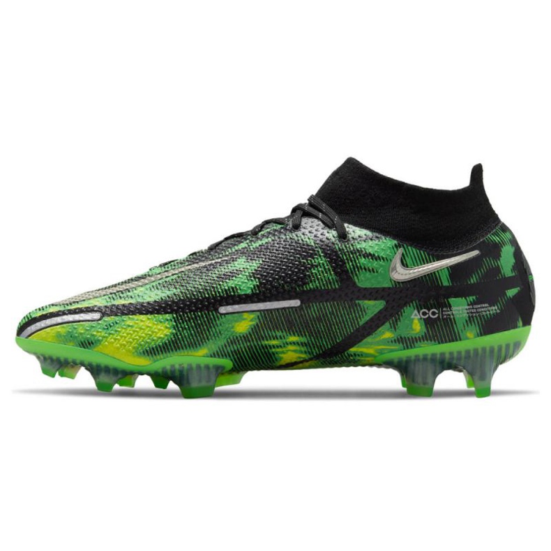 Pantofi de fotbal Nike Phantom GT2 Elite Df Sw Fg M DM0731-003 multicolor verde 1