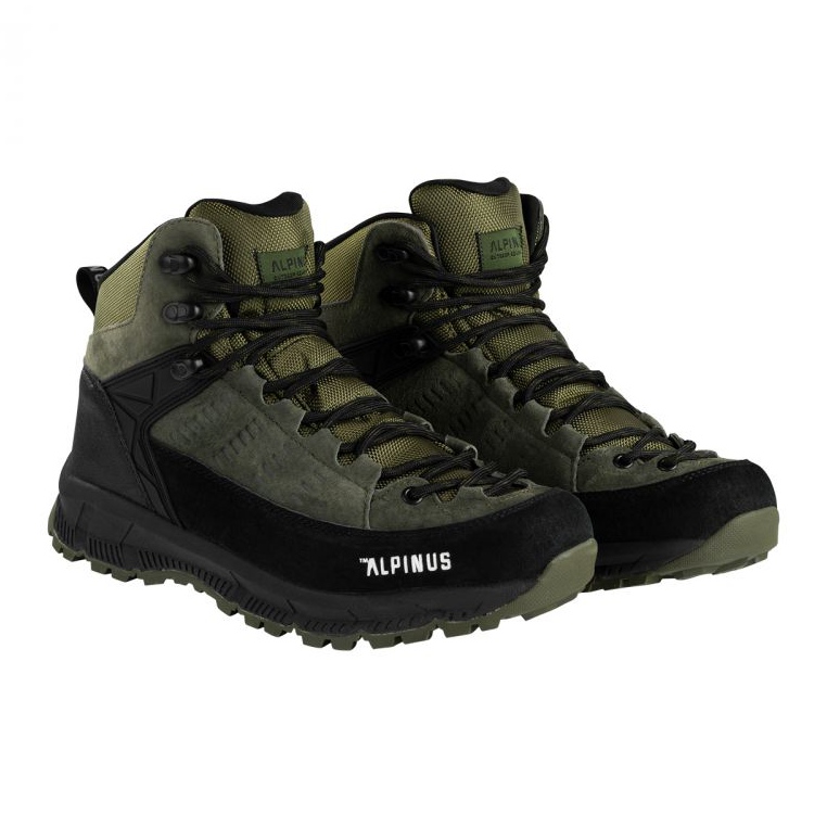 Pantofi de trekking Alpinus Brasill M JS43583 negru verde 2