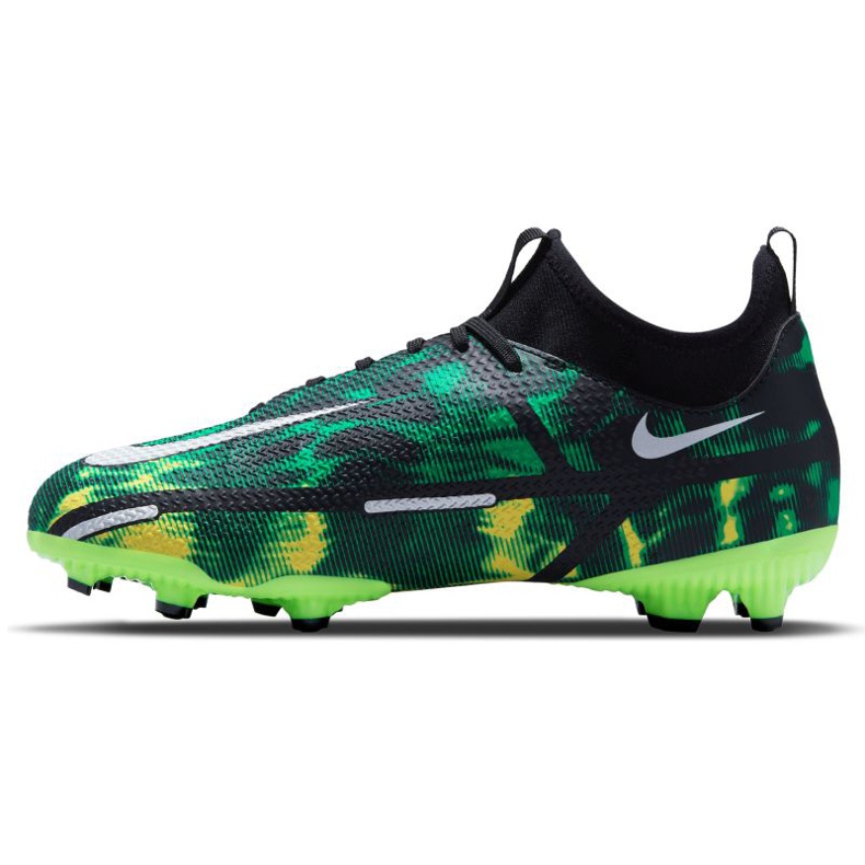 Pantofi de fotbal Nike Phantom GT2 Academy Df Sw Mg Jr DM0742-003 multicolor verde 1