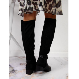 Cizme negre pe bloc Filippo W PAW302 negru 2