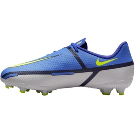 Pantofi de fotbal Nike Phantom GT2 Academy FG / MG Jr DC0812 570 albastru, gri albastru 1
