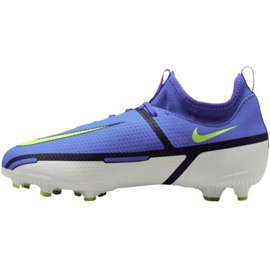 Pantofi de fotbal Nike Phantom GT2 Academy Df FG / MG Jr DC0813 570 albastru, gri albastru 1