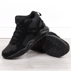 Tenisi inalti Filippo M PAW305 negri negru 1