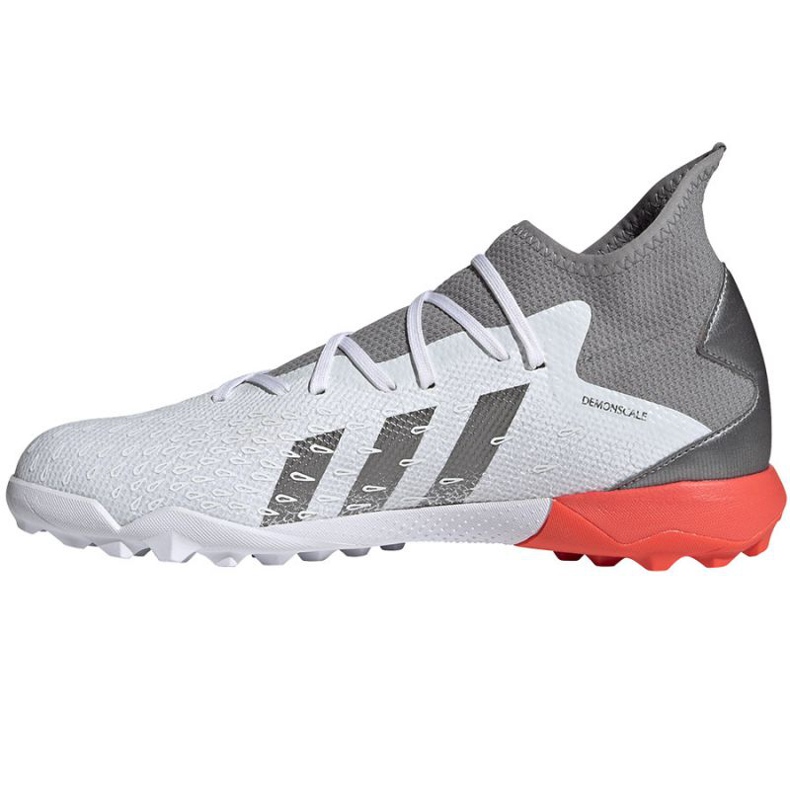 Ghete de fotbal Adidas Predator Freak.3 Tf M FY6309 gri, alb gri 1