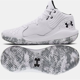 Pantofi de baschet Under Armour Jet 21 3024260 103 alb alb 1