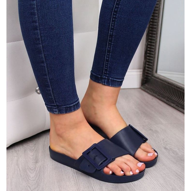 Papuci de plaja Big Star W FF274A388 bleumarin albastru 2