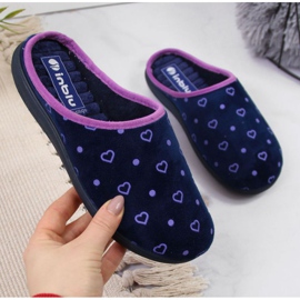 Papuci de casa Inblu W ARC5A bleumarin albastru marin 1