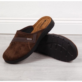 Papuci de casa Inblu M ARC7A maro 1