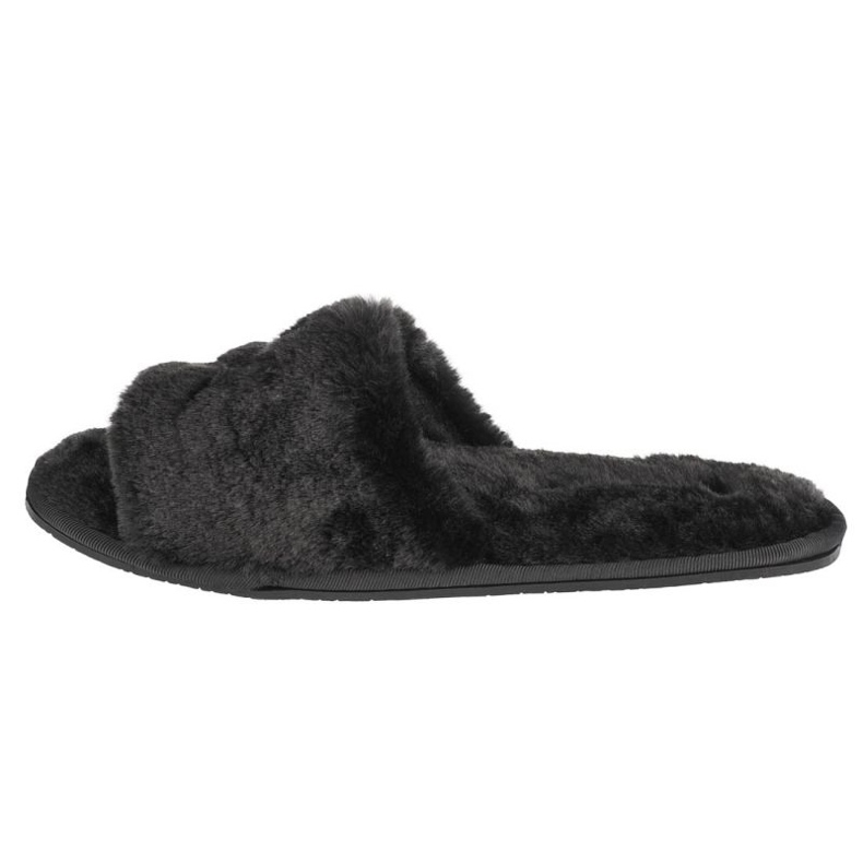 Calvin Klein Slapper Sandal Fur W HW0HW00634-BAX negru 1