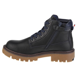 Cizme cu șireturi Tommy Hilfiger W T3B5-32088-0777800 albastru 1