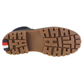Cizme cu șireturi Tommy Hilfiger W T3B5-32088-0777800 albastru 3