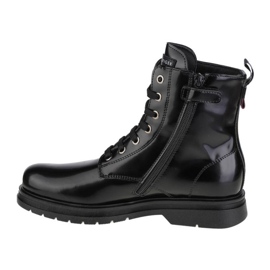 Cizme cu șireturi Tommy Hilfiger W T4A5-32009-0776999 negru 1
