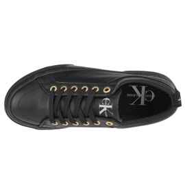 Pantofi Calvin Klein Vulcanized Flatform Laceup LW YW0YW00366-0GJ negru 2