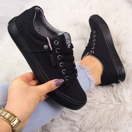 Tenisi low-top Big Star W AA274513 negri negru 1