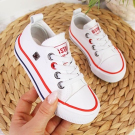 Tenisi Big Star Jr HH374089 albi maro 1