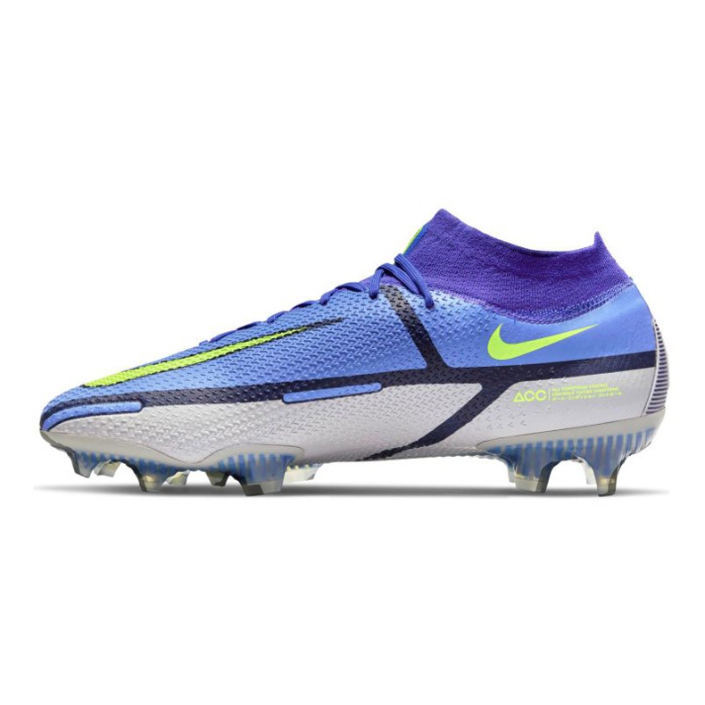 Pantofi de fotbal Nike Phantom GT2 Dynamic Fit Elite Fg M CZ9889-570 albastru / argintiu albastru 1