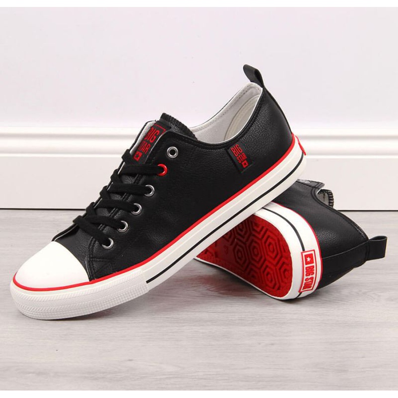 Tenisi low-top Big Star M JJ174068 negri negru 1