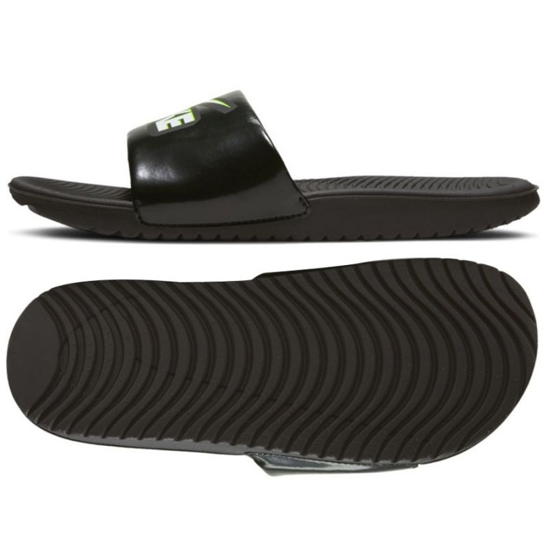 Papuci Nike Kawa Slide Jr DD3242 001 negru 1
