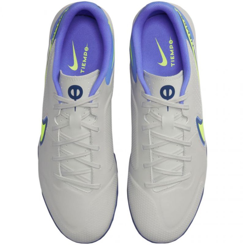 Pantof de fotbal Nike Tiempo Legend 9 Academy Tf M DA1191 075 gri nuanțe de gri 1