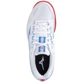 Pantofi de handbal Mizuno Stealth Star Jr.X1GC210725 alb albastru 2
