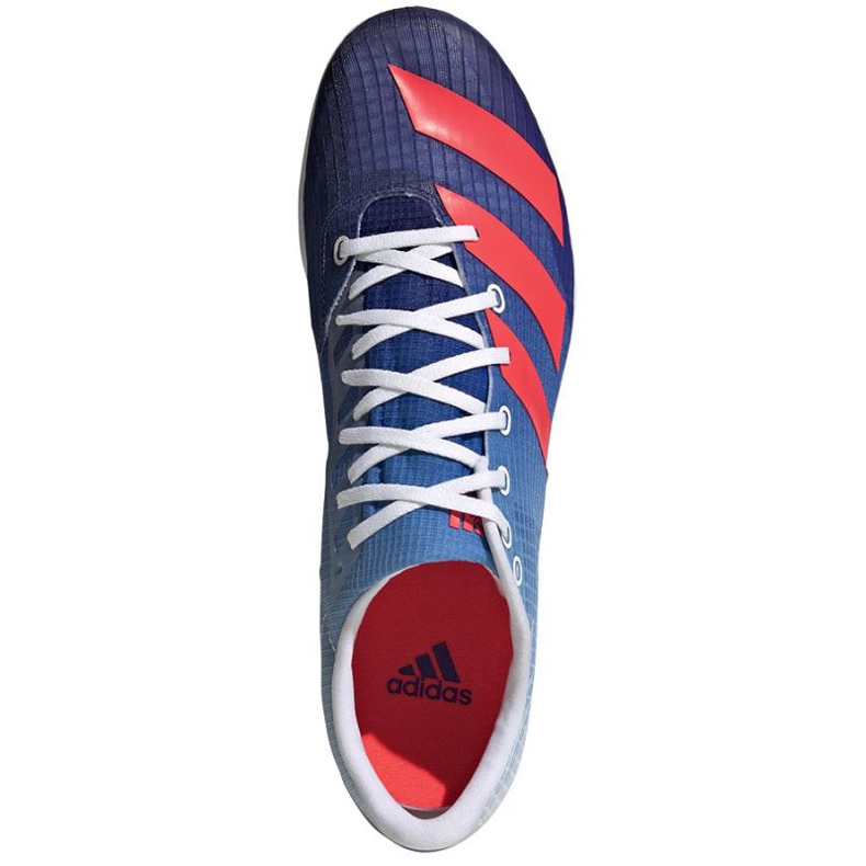 Adidas Distancestar M GY0946 crampoane de alergare roșu albastru 1