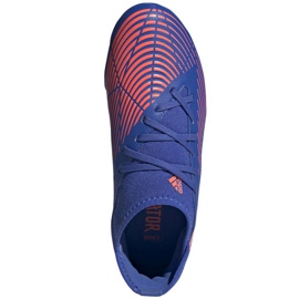 Ghete de fotbal Adidas Predator Edge.3 Fg Jr GW2361 albastru albastru 2