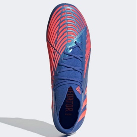 Ghete de fotbal Adidas Predator Edge.1 Fg M H02932 albastru albastru 2