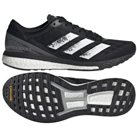 Pantofi de alergare Adidas Adizero Boston 9 M GY6547 alb negru 1