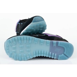 Pantofi New Balance W WL574SAU negru violet albastru gri 8
