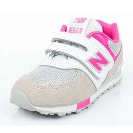 Pantofi New Balance Jr IV574FNG alb 2