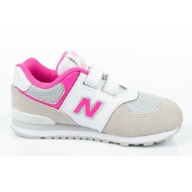Pantofi New Balance Jr IV574FNG alb 3