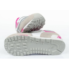 Pantofi New Balance Jr IV574FNG alb 8