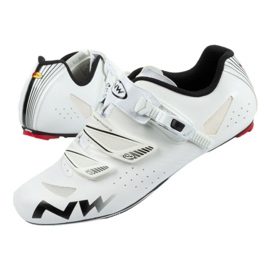 Pantofi de ciclism Northwave Torpedo Srs M 80141003 50 alb 1