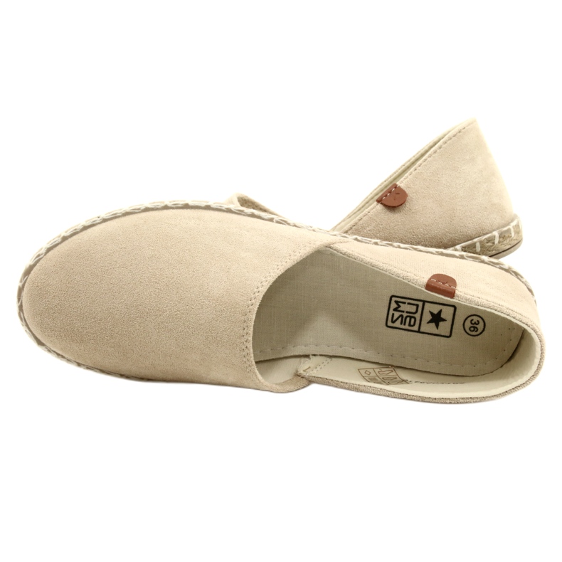 News Espadrile de damă bej Noutăți 20TX022416 6