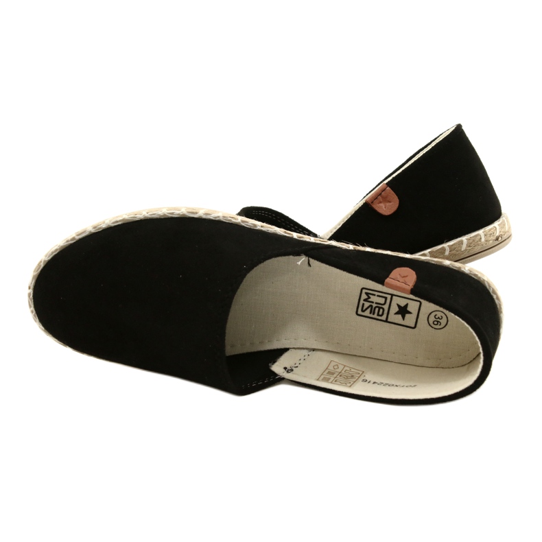 News Espadrile negre pentru damă Noutăți 20TX022416 negru 9