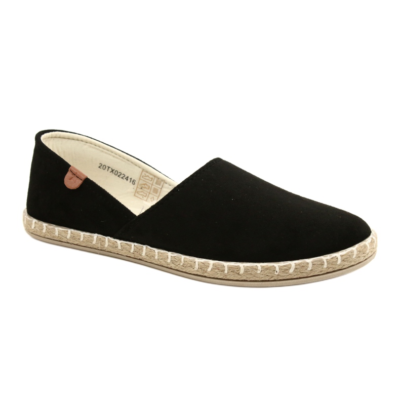 News Espadrile negre pentru damă Noutăți 20TX022416 negru 5