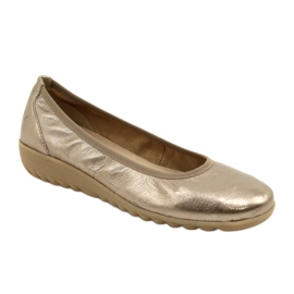 Balerina Caprice Taupe Metalizat 9-22161-28 bej multicolor de aur 3