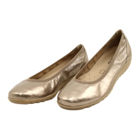 Balerina Caprice Taupe Metalizat 9-22161-28 bej multicolor de aur 5