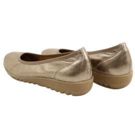Balerina Caprice Taupe Metalizat 9-22161-28 bej multicolor de aur 8