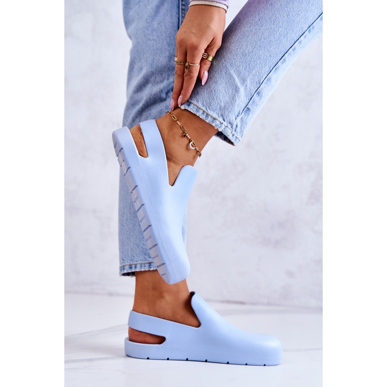 FS1 Saboți de cauciuc Meriko albaștri la modă albastru 1